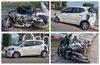 Σφοδρή σύγκρουση μηχανής με αυτοκίνητο στο Ψαλίδι - Στο νοσοκομείο ο οδηγός