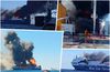 Φωτιά στο πλοίο "BLUE CARRIER 2": Μετέφερε αρκετά φορτία και για την Κω (ορισμένα κάηκαν ολοσχερώς)