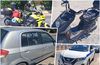 Τροχαίο έξω από το 4ο Δημ. Σχολείο: Αυτοκίνητο συγκρούστηκε με ηλεκτρικό ποδήλατο