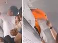 Σκηνές τρόμου σε πτήση στην Κίνα: Power bank έσκασε μέσα στο ντουλάπι αεροπλάνου μετά την προσγείωση