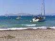 Στα "ρηχά" ιστιοφόρο λόγω ισχυρών ανέμων στην Β. Γεωργίου