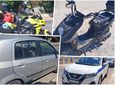 Τροχαίο έξω από το 4ο Δημ. Σχολείο: Αυτοκίνητο συγκρούστηκε με ηλεκτρικό ποδήλατο