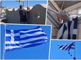 Τοποθέτηση νέων Ελληνικών σημαιών από τον Πρόεδρο της Κοινότητας Κω Σ. Χατζηπέτρο