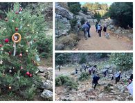 Πεζοπορική Ομάδα Κω: Πεζοπορία και στόλισμα Χριστουγεννιάτικου δέντρου