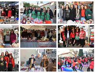 Γιορτινή ατμόσφαιρα και χαμόγελα στο Χριστουγεννιάτικο παζάρι στο Πυλί