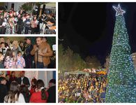 Γιορτινές στιγμές στο Πυλί με τη φωταγώγηση του Χριστουγεννιάτικου δέντρου