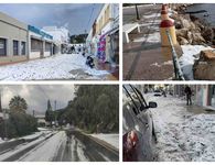 Πρωτοφανής χαλαζόπτωση στη Λέρο ανήμερα Χριστουγέννων