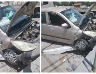Τροχαίο ατύχημα στον Επαρχιακό – Αυτοκίνητο προσέκρουσε σε τοιχίο