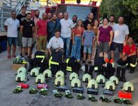 Επίσκεψη Εθελοντών Πυροσβεστών από το Aschheim Γερμανίας στη Λέρο – Σημαντική δωρεά εξοπλισμού