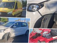 Tροχαίο στο κέντρο της Κω: Δίκυκλο συγκρούστηκε με ΙΧ αυτοκίνητο