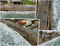 Βίντεο από τις ζημιές που προκάλεσε η κακοκαιρία στον παραλιακό δρόμο Κεφάλου 