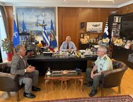 Συνάντηση του Β. Υψηλάντη με τον Υφ. Εθ. Άμυνας για τα τεχνικά έργα των Ενόπλων Δυνάμεων στα Δωδεκάνησα 