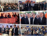 Εγκαινιάστηκε ο αθλητικός θόλος μπάσκετ στο Ζηπάρι παρουσία του Υπουργού Μετανάστευσης Θάνου Πλεύρη