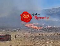 Mεγάλη φωτιά σε εξέλιξη στην Κάλυμνο