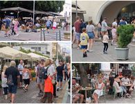 Αυξημένη η κίνηση σήμερα στο κέντρο της Κω λόγω της βροχής – Οι τουρίστες προτίμησαν τη βόλτα στην πόλη