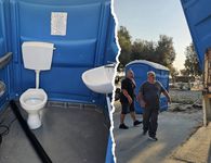 Τοποθετήθηκαν οι δημόσιες τουαλέτες στην παραλία Τιγκακίου