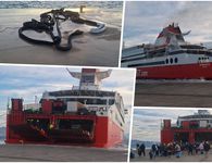Αναμέτρηση με τα μποφόρ για το Superfast στο λιμάνι της Κω