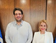 Συνάντηση της Μ. Ιατρίδη με τον Υπ. Εσωτερικών Θ. Λιβάνιο για τη λειτουργία και στελέχωση των κοινωνικών δομών των Δήμων