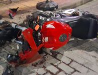Τροχαίο ατύχημα με τραυματισμό οδηγού μηχανής στο Ζηπάρι