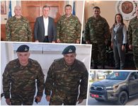 Εθιμοτυπικές επισκέψεις του νέου Δκτη της 80 ΑΔΤΕ Γ. Γαρουφαλιά σε φορείς του νησιού