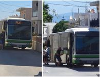 Κυκλοφοριακό χάος στο Πλατάνι – Λεωφορείο της Δημ. Συγκοινωνίας έμεινε από καύσιμα στη μέση του δρόμου 