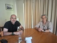 Συνάντηση της Προέδρου της Ένωσης Ξενοδόχων Κω με τον Πρόεδρο της Ένωσης Κώων Αθηνών «Ο Ιπποκράτης»