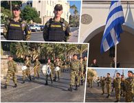 Έπαρση της σημαίας στο Διοικητήριο Κω