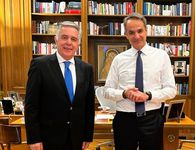 Στο Μέγαρο Μαξίμου ο Βουλευτής Β. Υψηλάντης - Συναντήθηκε με τον Πρωθυπουργό Κ. Μητσοτάκη