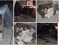 Νέα μόδα στους δρόμους της Κω: Λακκούβες με διακόσμηση