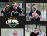 Το προπονητικό επιτελείο του Εσπερου Κω