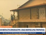 Θεσσαλονίκη: Ένας νεκρός στη φωτιά στο Δερβένι, απεγκλωβίστηκε γυναίκα με εγκαύματα