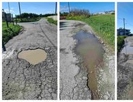 Παράπονα αναγνώστριας για τις λακκούβες στο Μαρμάρι