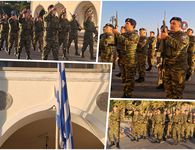 Η καθιερωμένη έπαρση της Σημαίας στο Διοικητήριο Κω με τη συνοδεία της 80 ΑΔΤΕ