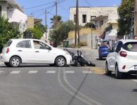 Νέο τροχαίο στο Πυλί - Αυτοκίνητο συγκρούστηκε με δίκυκλο