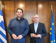 Συνάντηση του Προέδρου της ΕΝΠΕ Γ. Χατζημάρκου με τον Υπουργό Θ. Λιβάνιο για τον νέο Κώδικα Τοπικής Αυτοδιοίκησης