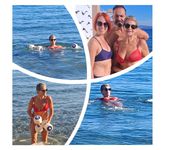 Οι χειμερινοί κολυμβητές στην Κω συνεχίζουν τα μπάνια τους παρά τις χαμηλές θερμοκρασίες