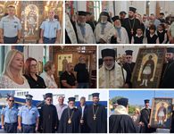 Με τις δέουσες τιμές η υποδοχή της Θαυματουργής Ιεράς Εικόνας του Αγίου Φανουρίου 