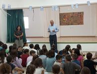 Eκδήλωση στο Δημ. Σχολείο Πυλίου για την γιορτή των παππούδων και των γιαγιάδων με καλεσμένο τον κ. Ν. Βλάχο 