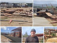 Μεγάλες καταστροφές από την κακοκαιρία στο “Ericas Horse Farm” στο Μαρμάρι