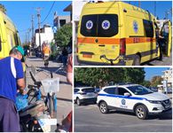 Τροχαίο έξω από το 2ο Δημοτικό Σχολείο Κω – Τραυματίστηκε οδηγός ποδηλάτου