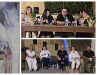 Με ιδιαίτερο ενδιαφέρον η παρουσίαση της 2ης ποιητικής συλλογής της Δήμητρας Παλαπάνη "Φωνήεν σε μπλάβο σύννεφο"