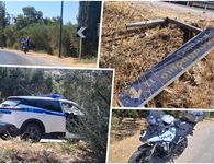 Τροχαίο στο Πυλί: Δίκυκλο εξετράπη της πορείας του και κατέληξε σε χωράφι - Στο νοσ/μείο οι επιβαίνοντες