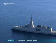 Λαμπρή τελετή υποδοχής της φρεγάτας Belharra "Κίμων" στον Σαρωνικό 