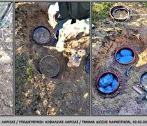 Αστυνομικός σκύλος στη Λάρισα ανακάλυψε βαρέλια θαμμένα στο έδαφος με 71 kg κάνναβης (vid)