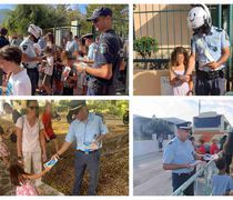 Ενημερωτικά φυλλάδια οδικής ασφάλειας διανεμήθηκαν από αστυνομικούς σε γονείς και μαθητές σχολείων στo Ν. Αιγαίο