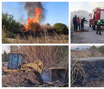 Φωτιά στο Πυλί - Άμεση επέμβαση Πυροσβεστικής, εθελοντών και Πολιτικής Προστασίας