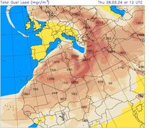 Εισβολή της σκόνης από τη Σαχάρα καλύπτει τα Δωδεκάνησα
