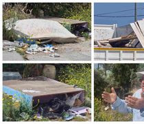Πολλά πεταμένα μπάζα στο Πλατάνι - Παράπονα για ειδική μεταχείριση σε ορισμένους