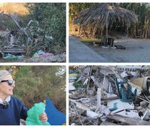 Παράπονα της κ. Μ. Νικολοπούλου για την κατάσταση στην περιοχή της παραλίας στη Λάμπη και τα αδέσποτα