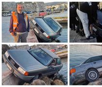 Αυτοκίνητο έπεσε στο λιμάνι της Κω - Συμπολίτες μας "διέσωσαν" τον οδηγό 